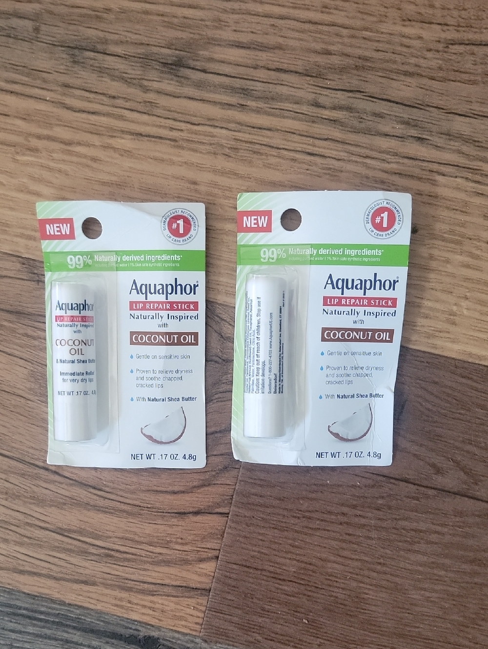 Aquaphor Coconut Oil Lip Repair Stick - Nourishing Clear Balm